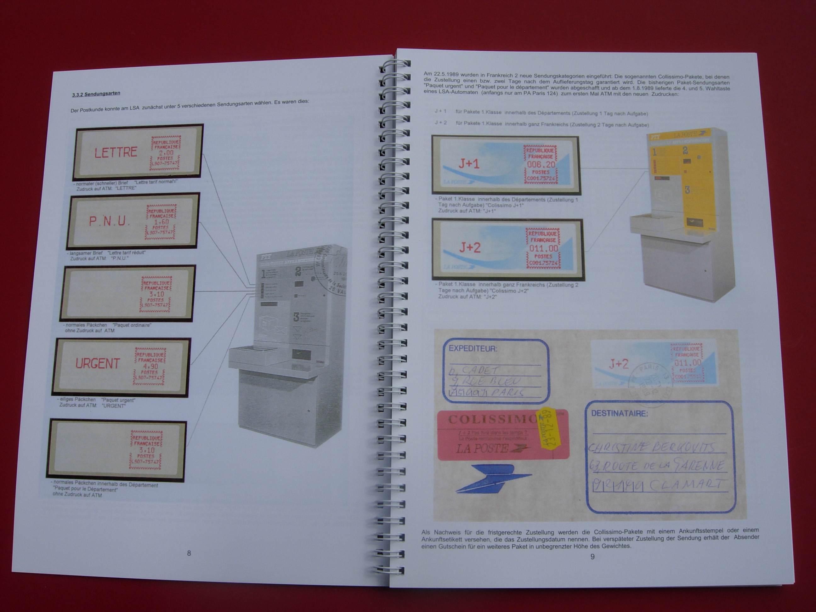 Musterseiten ATMFrankreichKatalog